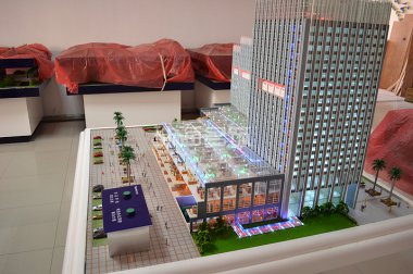 商業辦公中央空調沙盤模型
